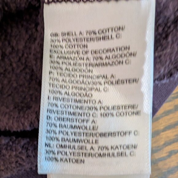 The North Face Purple/Gold Sweatshirt Hoodie Size Large - Picture 10 of 14